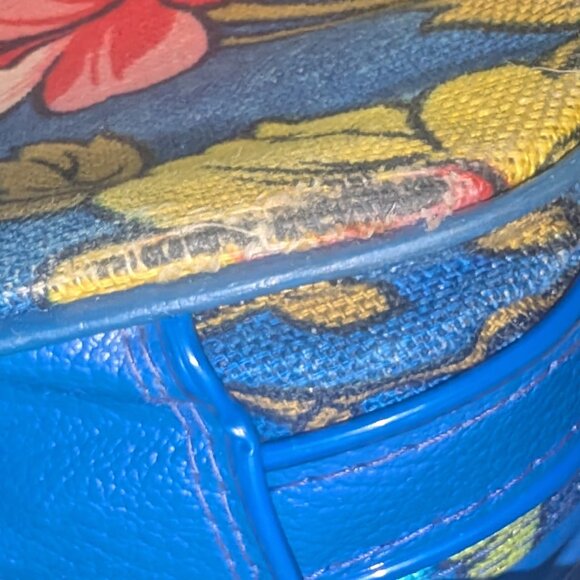 Vintage 70s Floral Bantam Carry-On Suitcase Travel Bag Hippie Boho 10"x16" - Picture 7 of 7